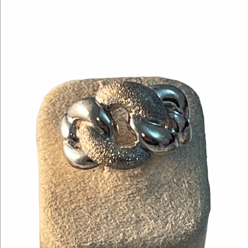 Charles Garnier Sterling silver knot ring